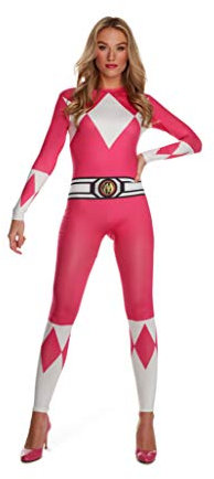 Morphsuits Costume Power Ranger Rose, Déguisement Amusant, Tenue Soirée et Événements, M