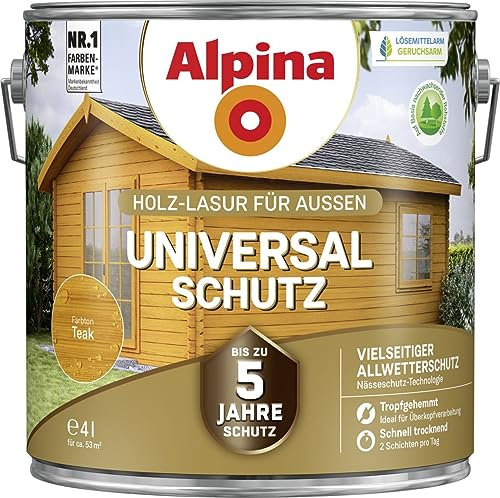 Alpina Universal-Schutz teak 4 Liter