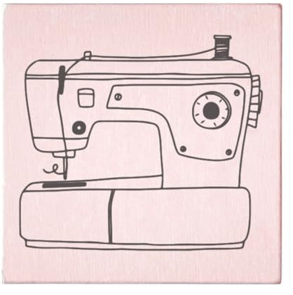 May and Berry Holzstempel - Nähmaschine, 45x45mm