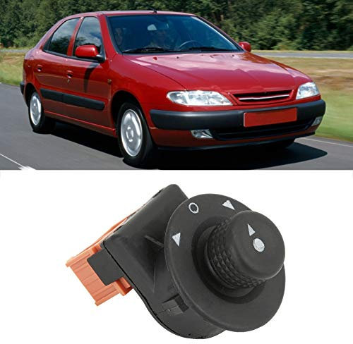 Interruptor de botón, espejo retrovisor del coche Perilla de control del interruptor lateral plegable eléctrico Ajuste para XSARA