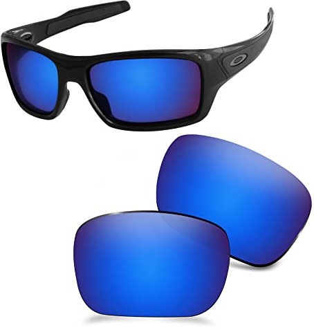 AOZAN ANSI Z87.1 Verres de rechange pour lunettes de soleil Oakley Turbine OO9263, bleu capri, Taille Unique