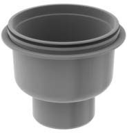 KESSEL Ablaufkörper für Abdeckplatte für Geruchsverschluss 50 mm, schwarz 680795