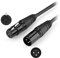 Bolwins N31CS XLR Kabel 10m – XLR Stecker auf XLR Buchse, Audio Verlängerungskabel für Mikrofon, Verstärker, Mischpult & Lautsprechersystem