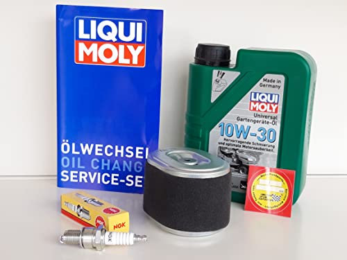 Wartungsset Rüttelplatte kompatibel mit Scheppach HP 2000S Zündkerze Luftfilter Öl