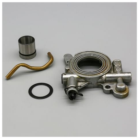 Gruppo pompa olio con tubo flessibile adatto for Husqvarna 362 365 371 372 XP 372XP parti di ricambio for motosega a gas
