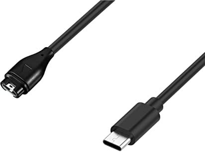 Disscool Replacement Charging Dock Cable Compatible With Garmin Forerunner 265S/265/965, Type C Cable Charger Stand Smart Watch Accessories(1M)