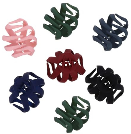 WOONEKY 7 Stücke Oktopus Haarklammer Set – Bunte Haarklammern Für Dusche Alltag Und Besondere Anlässe Praktische Haarschmuck Für Dickes Haar