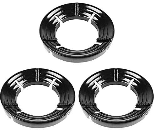 Fegtrty 3 cubiertas de ahorro de energía para estufa de gas, parabrisas, anillo de wok, no estufa, cubierta de estufa de fuego de hierro inoxidable para wok de cocina
