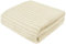 Cottonmarket Decken 170x210 cm - Zweiseitig Tagesdecke - Kuscheldecke Flauschig für Wintergarten und Balkon - Blanket für Terrasse - Gartenmöbel Überwurfdecke - Felldecke Cremefarben