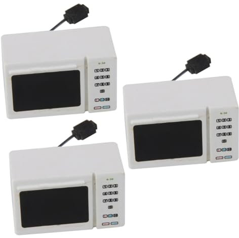 UPKOCH 3pièces - pour Maison De Poupée Accessoire De Cuisine Miniature Décoratif Jouet pour Décoration De Bureau