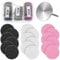 60Pcs Sanding Paper Discs with Metal Nail Drill Bit 25mm,Sanding Disc Nail Drill Bits Replacement,Pedicure Drill for Remover Dead Skin,Manicure Pedicure,Electric Foot Grinder(#80#150#240)