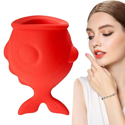 Lip Long-Lasting Plumping Sucker Plumper Tool | Silicone for Natural Pout Mouth Tool, Sexy Lip Mouth Fuller Look, Everyday Enhancer Accessory