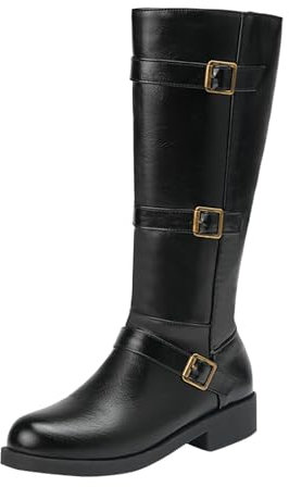 Stivaletti Donna Bassi Estivi, Anfibi Uomo, Stivali Texani Bianchi, Alti Neri Fino al Ginocchio, Scarpe