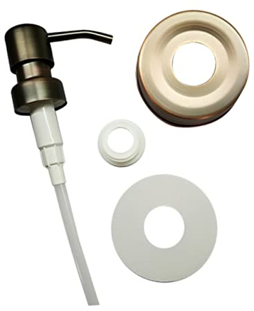 Soap Dispenser Pump Replacement Head Stainless Steel for Bottles | Press Type Control, Ergonomic Hand Press Action, Home Kitchen Use, Suitable for Soap and Lotion Bottles