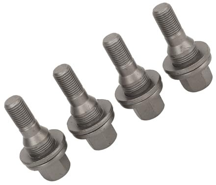 Boulons de Roue Hexagonaux de 17mm, 4 Pièces, écrous de Pneu 003549817, Goujons de Remplacement pour 206 207 208 308 407 1007 9682405080