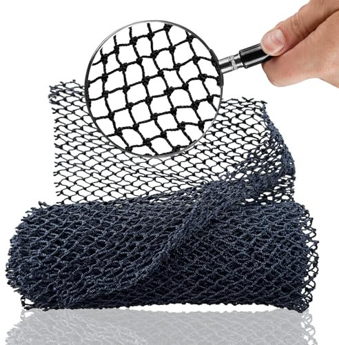 XL African Net Sponge Authentic – Real Exfoliating Net Sponge with Knots for a Deep Clean – 100cm x 30cm Body Scrubber for Smooth Skin, Back Scrubbing, Daily Shower Routine & Traditional Bathing