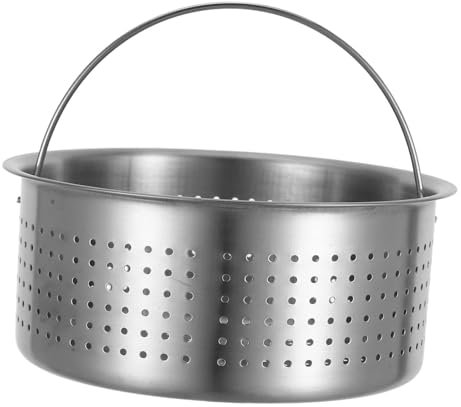 MOTHNUR Olla Arrocera Al Vapor Con Cesta Vaporera De Vaporera De Verduras Para Olla Para Cocinar Dumplings y Mariscos Incluye Canasta De Alimentos