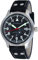 Messerschmitt Fliegeruhr Sondermodel Komet 163-42II Ronda Swiss Movement 5ATM mit schwarzen Lederarmband