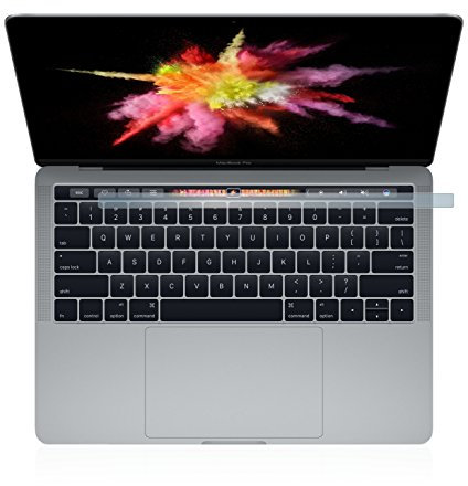 BROTECT Schutzglas für Apple MacBook Pro 13 2017 (Unteres Display) Schutzfolie Panzer Folie Glas Displayschutz [Kratzfest 9H, Anti-Fingerprint]