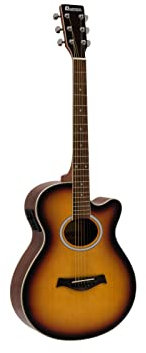 DIMAVERY AW-400 Chitarra Western, sunburst