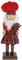 Nussknacker Holzfigur schottischer Dudelsackspieler rot / 25 cm/Deko Figur Nussknacker Holz/handbemalt im Kunsthandwerks-Stil/weihnachtlich dekorieren
