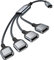 Basesailor Cable Splitter USB C OTG 1M,Convertidor Tipo C Macho a 4 USB 2.0 Hembra,Hub Puerto Múltiple,Adaptador Dividido Multipuerto para iPhone 15,Mac,iPad 10 Mini,Samsung Galaxy S23 S24 Ultra