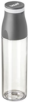 TATAY Bouteille Urban Drink, 650ml capacité, Hermétique, Tritan, sans BPA, Incassable, Ne Laisse ni Goût ni Odeur, Passe au lave-vaisselle et au micro-ondes. Gris