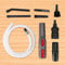 ZJchao 9 Pcs/Set Vacuum Cleaner Attachments, Micro Cleaning Kit Vacuum Cleaner Brush Dust Removal Tool Set Mini Universal Attachments, Sturdy Mini Vacuum Cleaner Kit, for Cars Sewing Machines