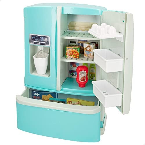 COLORBABY Play - Frigorífico de Juguete con Sonido, Nevera de Juguetes, Utensilios de Cocina, Accesorios de Cocina, Juguetes para niños, Electrodomésticos de Juguete (46902)