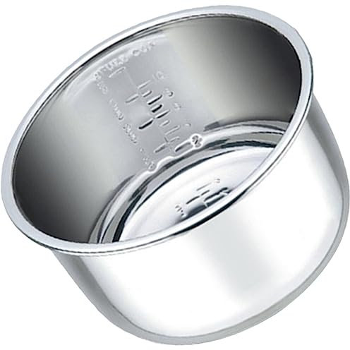 Zerodeko Induktions-schnellkochtopf Edelstahl-innentopf Für Reiskocher Ersatz-innentopf 4 L