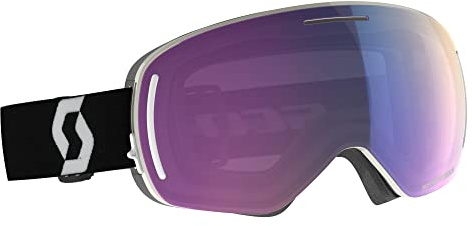 Scott Lcg Evo Goggle Schwarz-Weiß - Moderne kompakte Ski- und Snowboardbrille, Größe One Size - Farbe Team White - Black