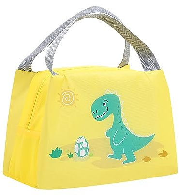 LYQNIHOB Bolsa Térmica para Niños con Encantador Diseño, Plegable y Pequeña Nevera Infantil para el Almuerzo, Impermeable, Ideal para el Trabajo y Comida, 1 Unidad