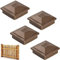 Pfostenkappen, Holzzaun-Pfostenhalterung, 10,2 x 10,2 cm (8,9 x 8,9 cm), Kunststoff, wasserdichte Pfostenaufsatz, Abdeckung für Holzstangen, Decks oder Korridore