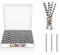 LUMOUS ROLA Paper Straws, 150 Pack Paper Drinking Straws, Bio Degradable Drinking Paper Straws Wedding Party, Party Straws, Restaurant, Juice Drinking Straws (150Pcs Black White Stripes)