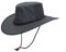 Australien Style Sommerhut mit breite Krempe, Vegan, angenehm leicht, Kinnband inklusive, toller Cowboy-Hut beim Wandern, Reisen, hoher Sonnenschutz am Strand, wasserfest, Unisex