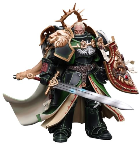 HiPlay JoyToy Warhammer 40k Collectible Figure: Dark Angels Primarch Lion EL Jonson 1:18 Scale Action Figures JT7882 (EL Jonson)