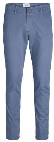 JACK & JONES Herren Jpstmarco Jjbowie Noos Chinohose, China Blue,30W / 34L