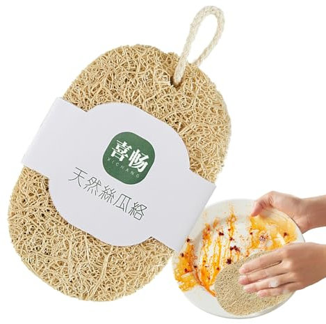 Sollee Esponjas de Limpieza - Trapo de Esponja de lufa de Limpieza para Cocina,Esponja de Fregar Antiadherente y Resistente los arañazos para Cocina, Platos, sartenes, Platos