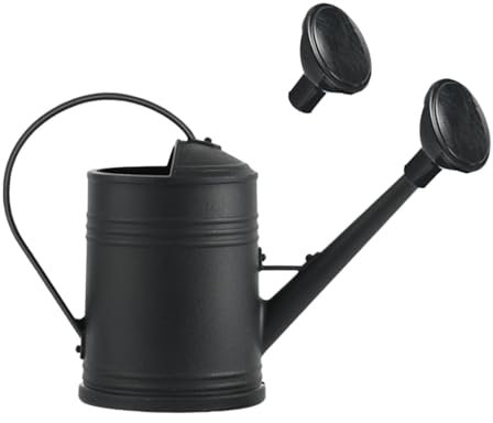 JISADER Regadera para Plantas, aspersor, Herramienta de jardinería para macetas de Plantas de Interior, Negro