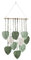 RMBLYfeiye Makramee Wandbehang Blatt Gewebt Wandteppich Vorhang Wohnwagen Gardine Fensterdeko Lager Macrame Wall Hanging Kinderzimmer Deko Wand Holzstangen Grüne
