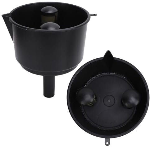 Fuel Filter Funnel Petrol Oil Funnel AF15CB RFF15C 12 Gallons Per Minute Conductive Fuel Filter for Petrol Heating Oil