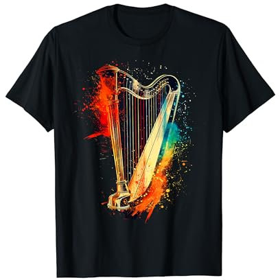 Harfe für Männer, Frauen und Kinder T-Shirt