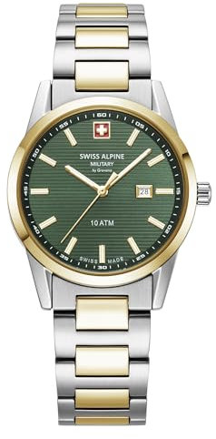swiss alpine military Damen Uhr Analog Quarz 7767.1144SAM Edelstahl
