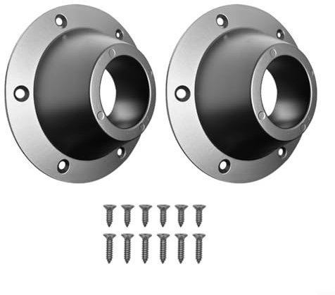 CWOQOCW Lot de 2 pieds de table de camping-car amovibles, accessoires fixes multi-angles avec longues vis pour table de repas, bateau, table de caravane, table de camping (noir)