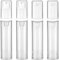 4 Pcs Refillable Clear Travel Pump Bottles, Vacuum Cosmetic Container Press and Spray Bottle for DIY Foundation, Essential Oils, Disinfectant Spray (10ml)