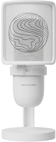 Neptune Sonus Microphone de jeu | Microphone de streaming avec filtre anti-pop pour une clarté vocale | Microphone de bureau pour streaming, jeux, enregistrement et baladodiffuseurs | Microphone pour