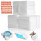 100 PCS Demenagement Feuilles Mousse Papier Bulle Déménagement Carton 20 * 20cm Avec Étiquettes Fragiles pour Cartons Déménagement Vaisselle Plats Assiettes Verres Emballage