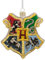 Hallmark Hogwarts Crest Glass Ornament, Harry Potter Tree Decoration, Glass Hanging Ornament, Hanging Ornament, Gifts for Christmas, Gryffindor, Slytherin, Ravenclaw, Hufflepuff