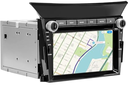 Double Din Car Stereo for Honda Pilot 2009 2010 2011 2012 2013 Android 11.0 OS 6G RAM+128G ROM 6.2 Inch Touchscreen Built in Navigation DVD/WiFi/GPS,Support 4G/Android Auto/Carplay