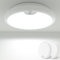 Peasur LED Deckenleuchte mit Bewegungsmelder Batteriebetrieben, 2 Stücke 18cm Lampe Innen Aussen, 300LM 6000K Treppen Deckenlampe für Schrank Balkon Abstellraum Keller Flur Garage Bad Küche